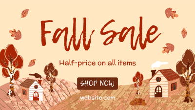 Autumn Leaves Sale Facebook event cover Image Preview