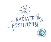 Radiate Positivity Badge Reel Cute Badge Reel Gift for Social