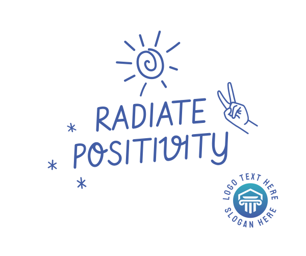 Radiate Positivity Facebook Post Design Image Preview