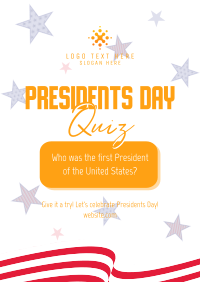 Presidents Day Pop Quiz Poster Image Preview
