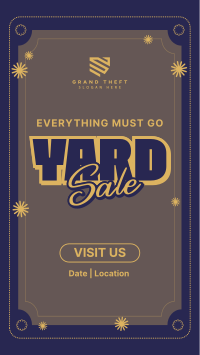 Minimalist Yard Sale Facebook story Image Preview