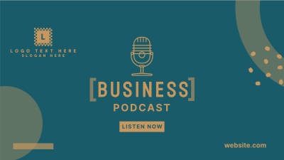 Business Podcast Facebook event cover Image Preview
