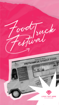 Food Truck Festival Instagram story Image Preview