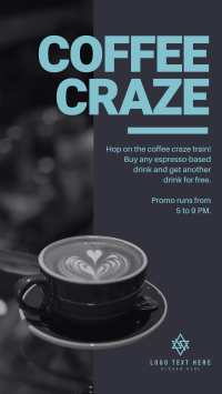 Cafe Craze Facebook story Image Preview