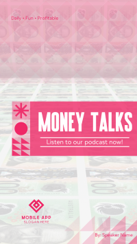 Money Talks Podcast Instagram story Image Preview