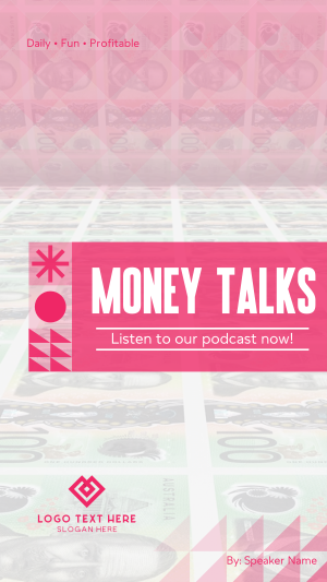 Money Talks Podcast Instagram story Image Preview