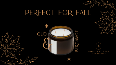 Fall Scented Candle Facebook event cover Image Preview