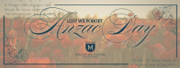 Elegant Anzac Day Facebook Cover Design