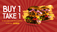 Flame Grilled Burgers Animation Image Preview