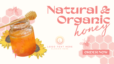 Delicious Organic Pure Honey Facebook event cover Image Preview