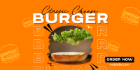 Cheese Burger Restaurant Twitter Post Image Preview