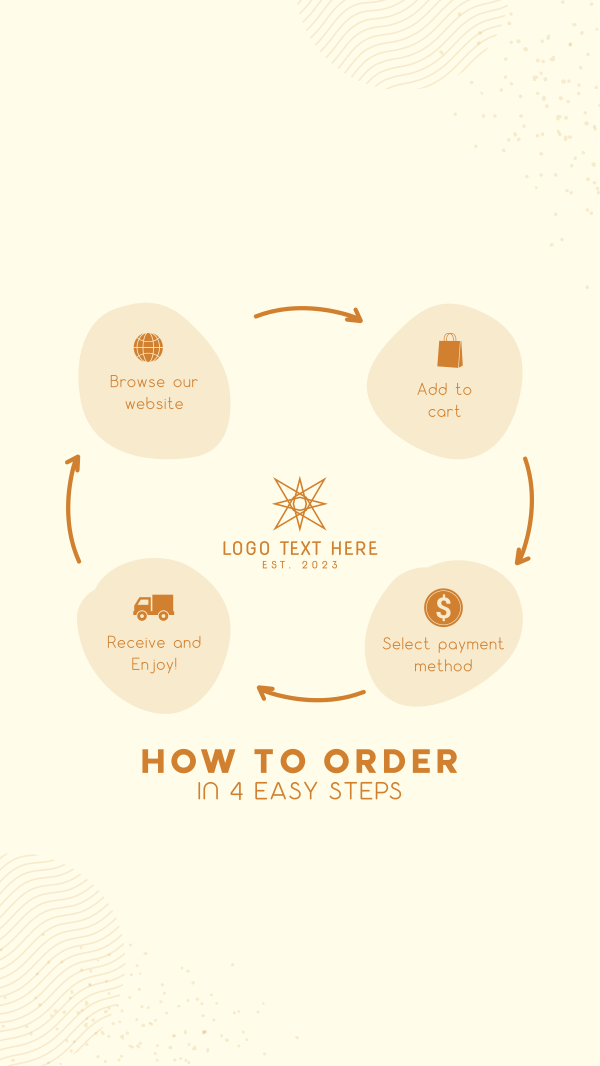 Order Flow Guide Instagram Story Design Image Preview