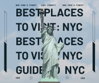 Best Places to Visit in New York City Facebook Post Design
