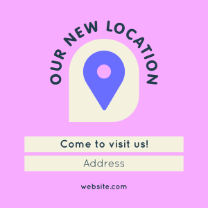 New Business Location Instagram Post Image Preview