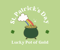 Lucky Pot of Gold Facebook Post Design