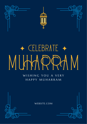 Bless Muharram Flyer Image Preview