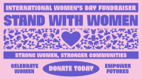 Retro Women's Day Fundraiser Animation Preview