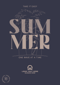 Time For Summer Poster Design