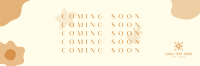 Quirky Coming Soon Twitter Header Design