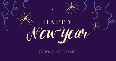 New Year Wishes Facebook ad