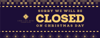 Generic Holiday Notice Facebook cover Image Preview