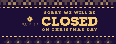 Generic Holiday Notice Facebook cover Image Preview