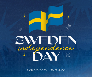 Modern Sweden Independence Day Facebook post Image Preview