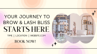 Lash Bliss Journey Facebook Event Cover Design