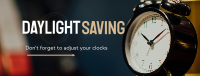 Daylight Saving Reminder Facebook Cover Image Preview