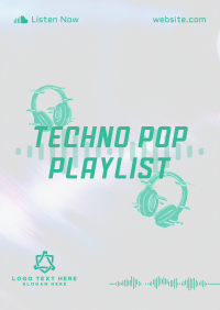 Techno Pop Music Flyer Image Preview