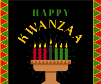 Happy Kwanzaa Facebook Post Design