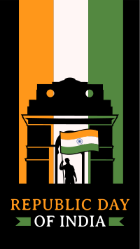 Republic Day of India Facebook Story Design