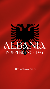 Albanian Independence Instagram Story Design