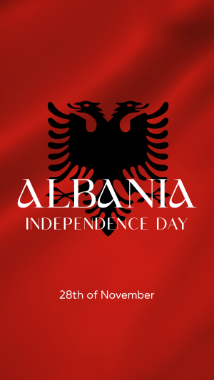 Albanian Independence Instagram story Image Preview