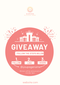 Simple Giveaway Poster Image Preview