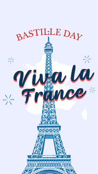 Celebrate Bastille Day TikTok Video Image Preview