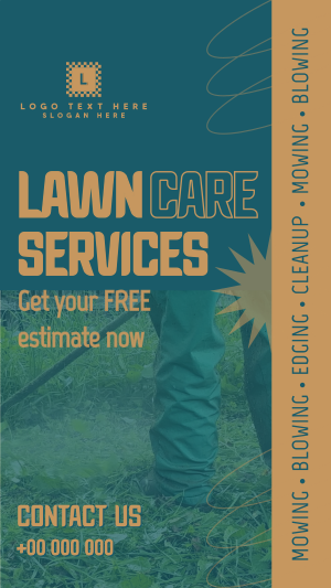 Professional Lawn Services Facebook story Image Preview