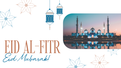 Eid Al Fitr Mubarak Facebook event cover Image Preview