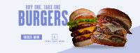 Double Burgers Promo Facebook cover Image Preview