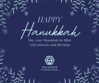 Hanukkah Celebration Facebook Post Design