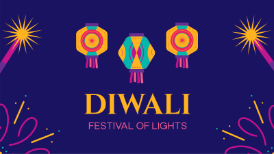 Diwali Festival Facebook event cover Image Preview