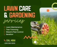 Lawn Care & Gardening Facebook Post Design