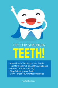 Stronger Teeth Pinterest Pin Image Preview