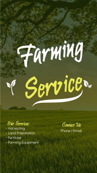 Farming Services Facebook story Image Preview