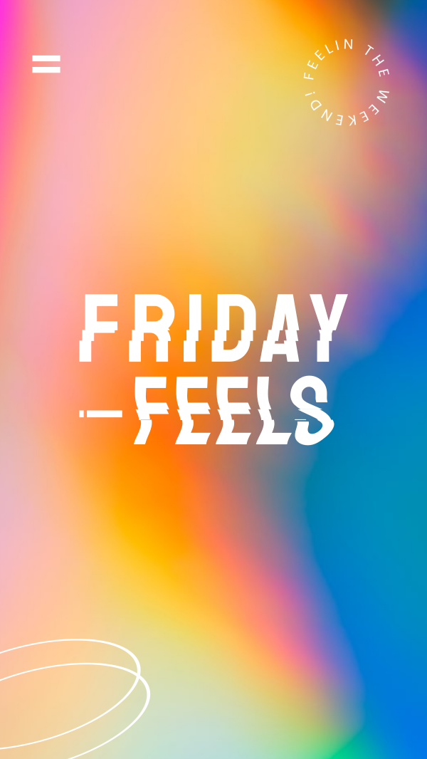 Holo Friday Feels! Facebook Story Design Image Preview