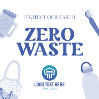 Go Zero Waste Instagram Post | BrandCrowd Instagram Post Maker