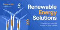 Renewable Energy Solutions Twitter Post Image Preview