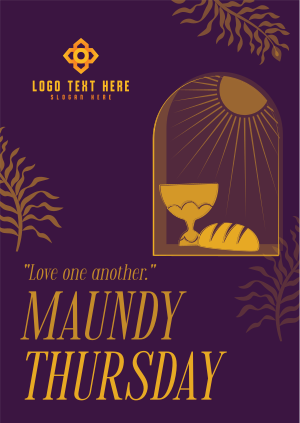 Holy Thursday Bread & Wine Poster Image Preview