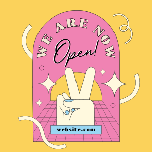 We Are Now Open Instagram post Image Preview