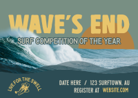 Surfing Competition Postcard Preview